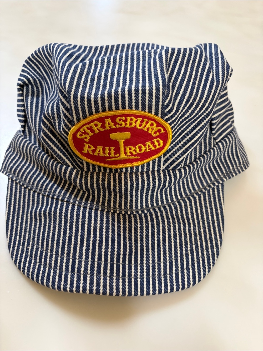 Kid’s Blue Stripe Engineer Cap